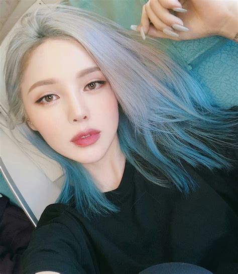 Pony park hye min make up 😍💇 | Korean hair color, Hair color pastel ...