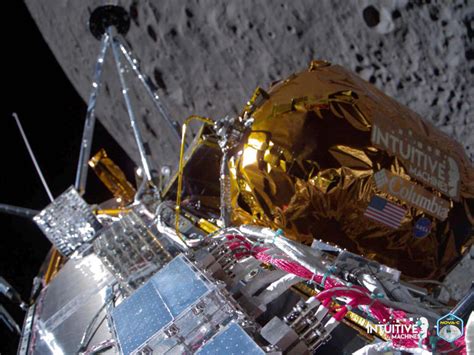 Odysseus lunar mission: See the best pictures from the lander's historic moon landing