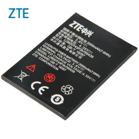 Original ZTE Li3820T43P3h785439 phone battery For ZTE Blade L3 2000mAh-in Mobile Phone Batteries ...