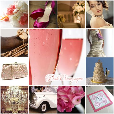 Sparkling Events & Designs: {Wedding Inspiration} Pink Champagne Inspiration Board