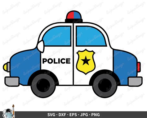 Police Car SVG Police Car Vector Police Car Clipart Police Car - Etsy UK