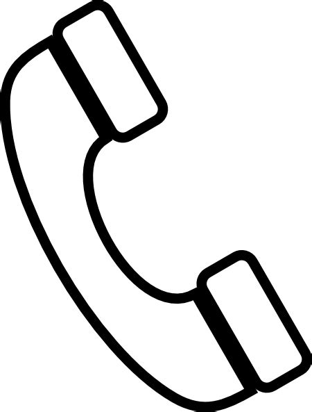 Mobile phone clip art black and white - Clipartix