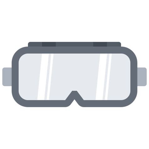 Safety goggles Coloring Flat icon