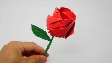 easy origami rose for kids ~ easy crafts ideas to make