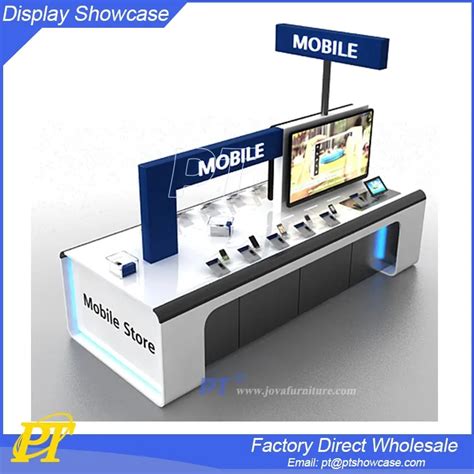 Retail Wood/glass Mobile Shop Counter Design For Mobile Phone Store ...