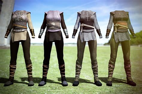 Dragon Tamer Outfit Textures | Daz 3D