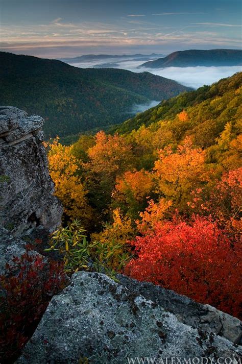 Fall Colors in West Virginia. Monongahela National Forest. © Alex Mody ...