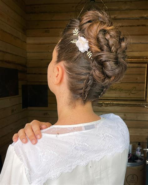 Bridal hair comb flower hair combs Bride hair comb Crystal | Etsy