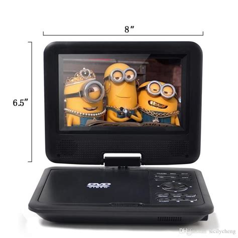 Wholesale High Quality 7 Inch Portable DVD Player 270° LCD screen 3 Hours Rechargeable Battery ...