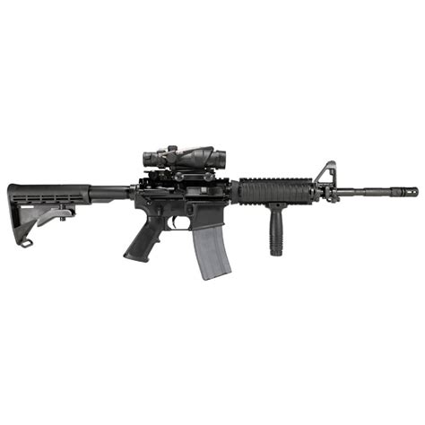 Trijicon, ACOG USMC RCO Rifle Scope, 4X32, BCD M4/M4A1 14.5 223/5.56, Red Chevron, Flat Top ...