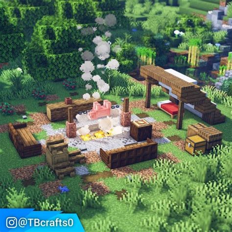 A little camping site!: Minecraftbuilds in 2021 | Minecraft designs, Minecraft projects ...