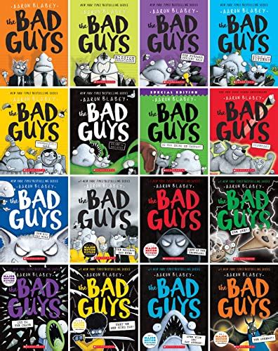 The Bad Guys Book Series 1-16 with Bonus Movie Content and Bookmark: Aaron Blabey: 9781339037400 ...