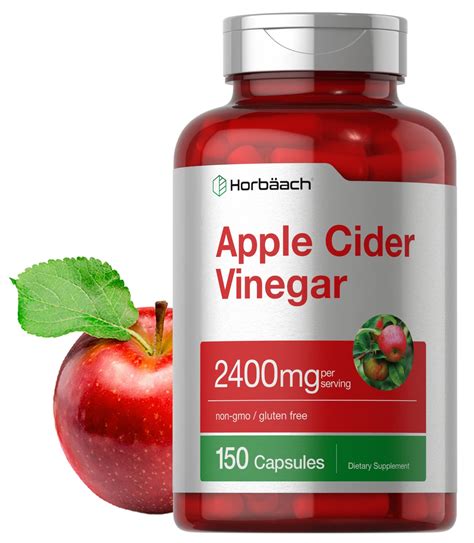 Buy Apple Cider Vinegar s | 2400mg | 150 Count | Non-GMO, Gluten Free ...