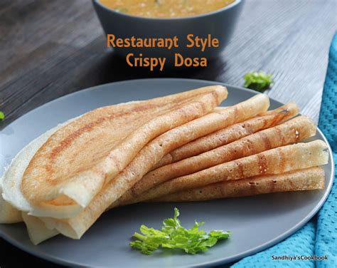 Sandhiya's Cookbook: Dosa Recipe and Dosa Batter | How to make Crispy Dosa