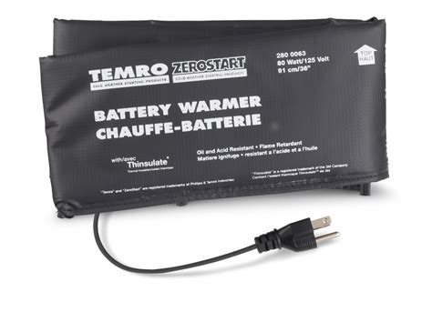 Temro Zerostart 2800063 Battery Warmer/Blanket, 80W, 36-in | Canadian Tire