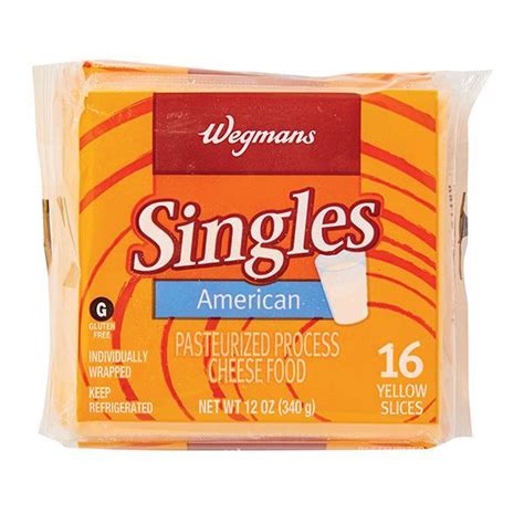 Wegmans Cheese, Singles, American Yellow | Wegmans