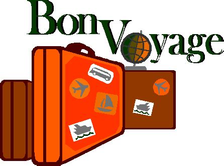 Bon Voyage Clip Art Free - ClipArt Best