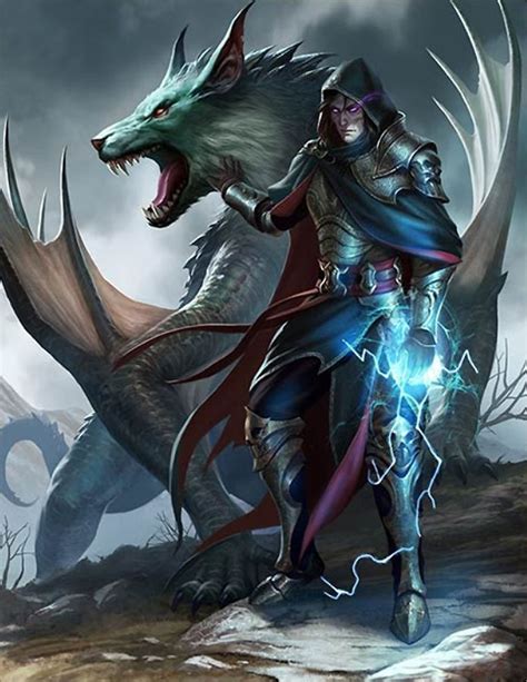 mage and dragon www.rpgbard.com | Fantasy characters, Fantasy creatures ...