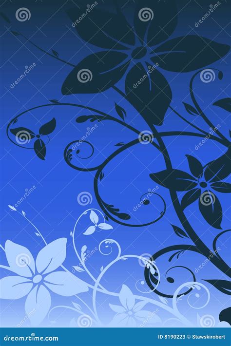 Floral banner vector stock vector. Illustration of curve - 8190223