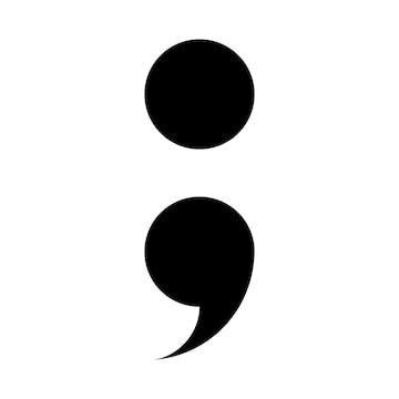 Semicolon PNG, Vector, PSD, and Clipart With Transparent - Clip Art Library