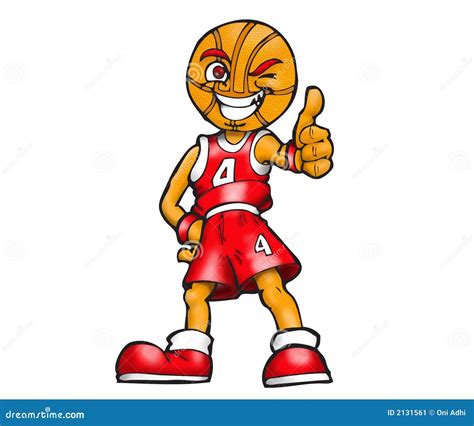 Basketball Player Character Stock Illustration - Illustration of ...