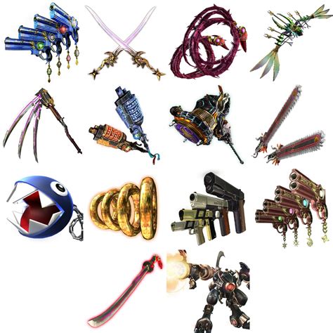 All Bayonetta 2 Weapons 🔫 : r/Bayonetta