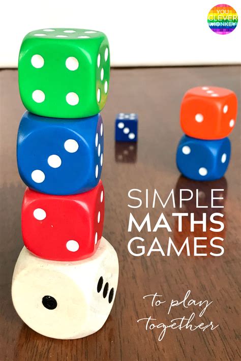 SIMPLE MATH GAMES TO PLAY TOGETHER | you clever monkey