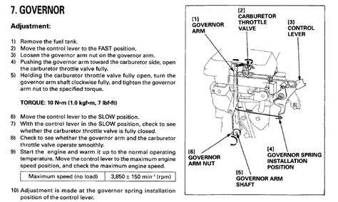 Honda small engine carburetor adjustment