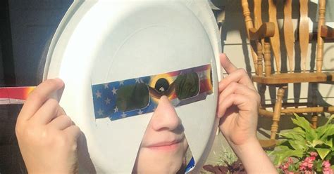 Classical Homemaking: Worry-Less Eclipse Glasses for Kids Using a Paper Plate