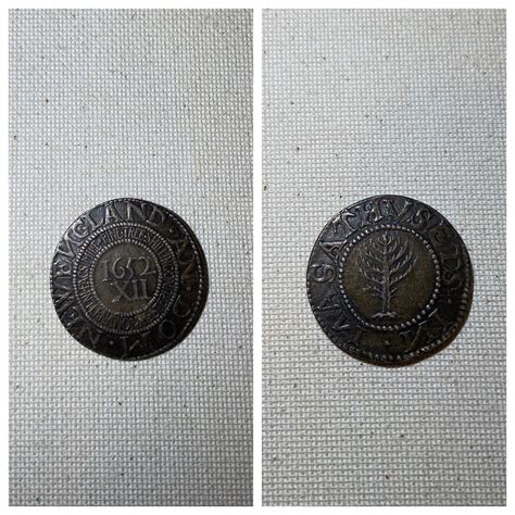 1652 Pine Tree Shilling Real or Replica? : r/coins