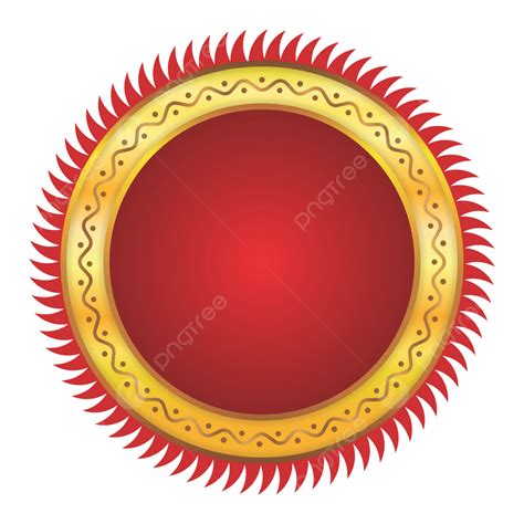 Luxury Red Circle Banner Design Elements Shape Clipart Vector, Shape, Banner, Vector PNG and ...