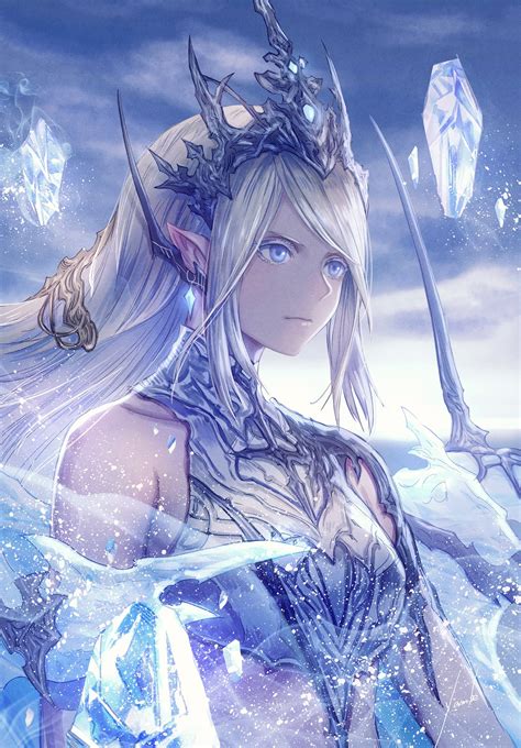 shiva (final fantasy and 1 more) drawn by anbe_yoshirou | Danbooru