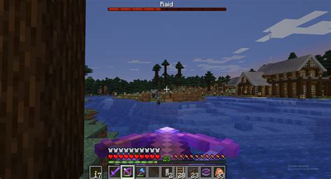 A raid started where I converted a zombie villager : r/Minecraft