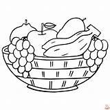 Fruit Basket Coloring Pages  Fun Free & Printable sketch template