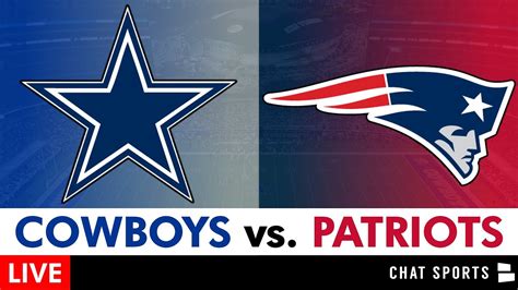 Cowboys vs. Patriots Live Streaming Scoreboard, Play-By-Play ...