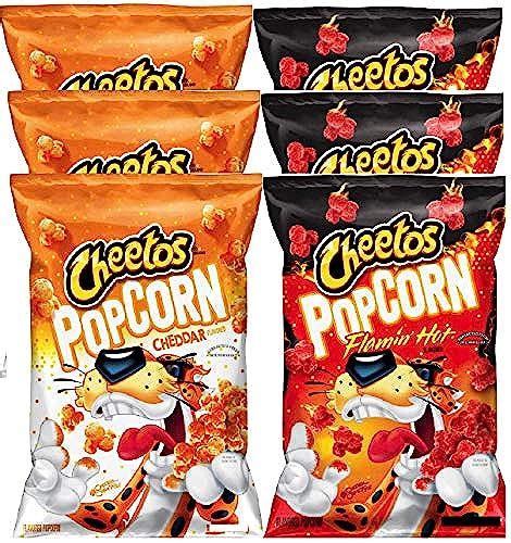 NEW Cheetos Popcorn Flamin’ Hot & Cheetos Popcorn Cheddar Classic But Limited Edition Duo Net Wt ...