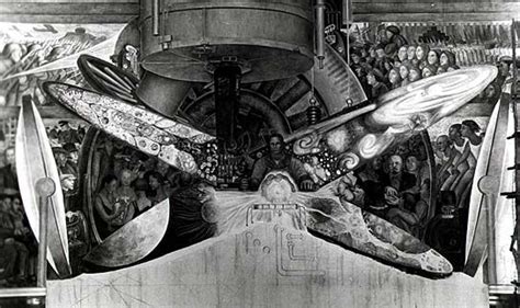 Man at the Crossroads. Diego Rivera, 1932-34, mural, Rockefeller Center, New York, destroyed ...