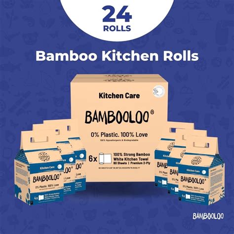 Bamboo Kitchen Roll GrabBag | 24 rolls – Bambooloo Singapore