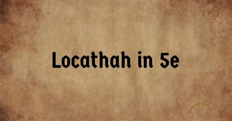 Locathah in DnD 5e: A Guide to Fish People