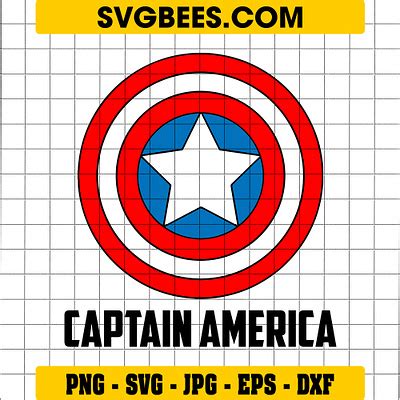 Captain America Logo Svg designs, themes, templates and downloadable ...