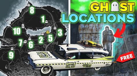 GTA 5 Online All Ghost Locations with Map (Ghost Hunt Collectibles ...