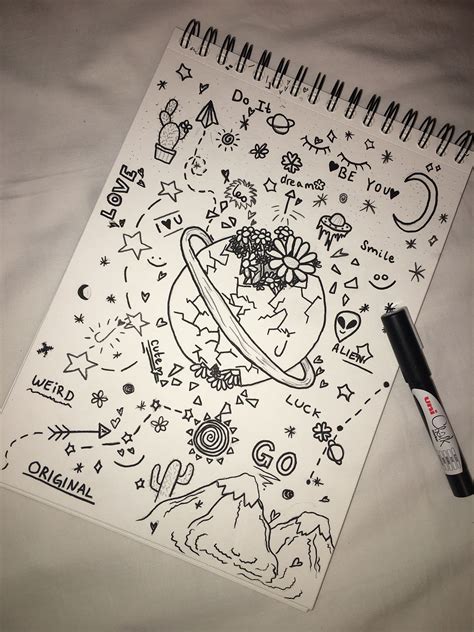 Ideias Para Caderno De Desenho Doodle Art Desenhos De Tumblr | My XXX ...