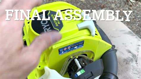 Ryobi Backpack Blower Pull Cord Repair/Replacement. - YouTube