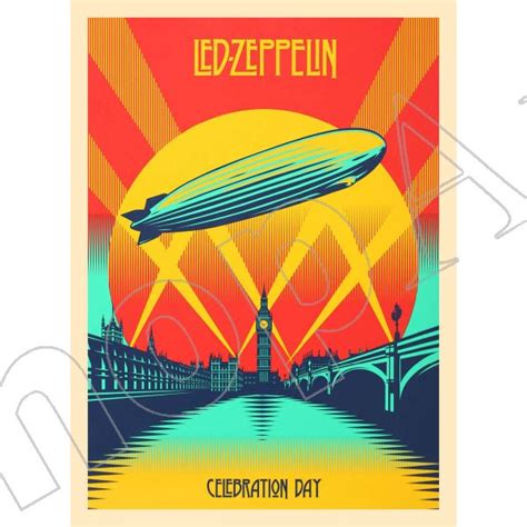 Led Zeppelin Celebration Day Music Poster - Locandina Stampa su ...