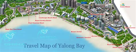 Detailed Travel & City maps of Sanya, Sanya map 2014