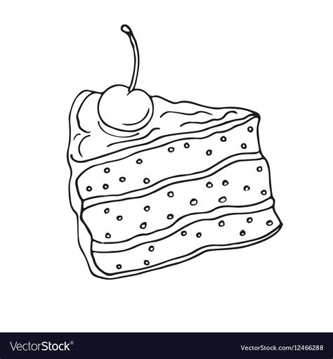 Cake Slice Drawing