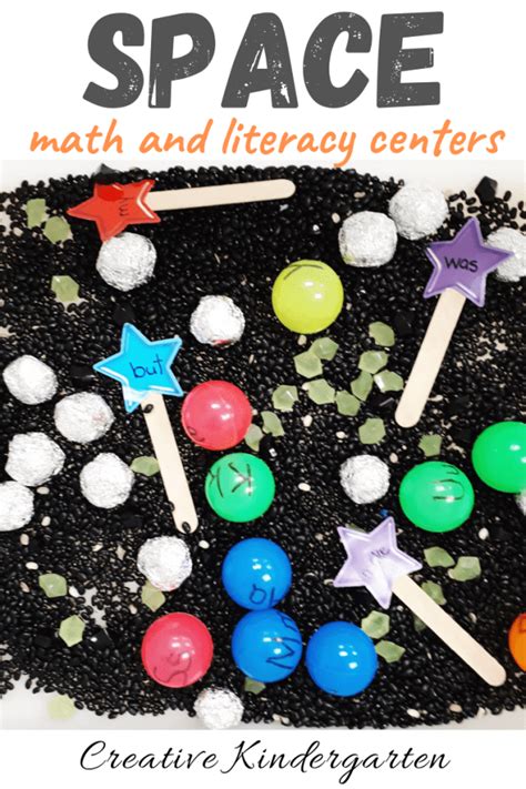 Space Math and Literacy Activities for Kindergarten with a FREEBIE | Literacy activities, Math ...