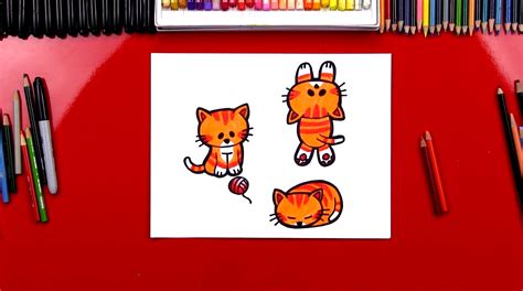 How To Draw A Cat Art For Kids Hub - Howto Techno