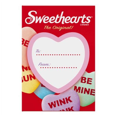 Sweethearts® Original Valentine's Heart Shaped Candy Box, 0.9 Oz - Kroger