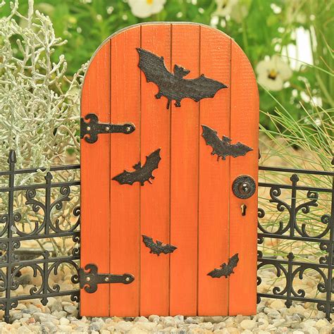 Bat Halloween Door, Fairy Door, Spooky Halloween Garden by Jennifer